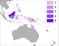 Agathis Species Density.svg