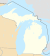 USA Michigan location map.svg