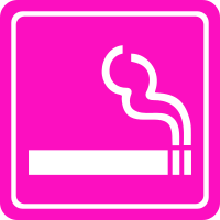 Ladies smoking area square.svg