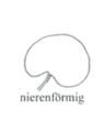 nierenförmig