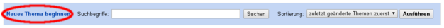 Ein neues Thema verfassen