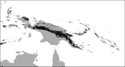 Map 5. Distribution of Oleandra vulpina (triangles), Oleandra werneri (circles).