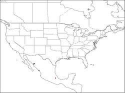 Figure 14. Distribution of Megachile pankus (red indicates locality of holotype).