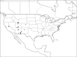 Figure 16. Distribution of Megachile snowi.