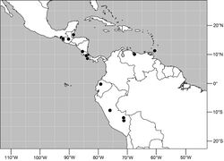 Figure 14. Distribution of Planinasus ambiguus Cresson.