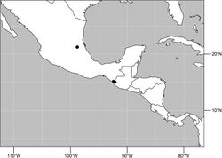 Figure 86. Distribution of Planinasus mcalpineorum sp. n.