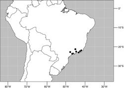 Figure 90. Distribution of Planinasus nigrifacies sp. n.