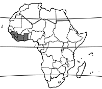 Map Chidlowia sanguinea.gif